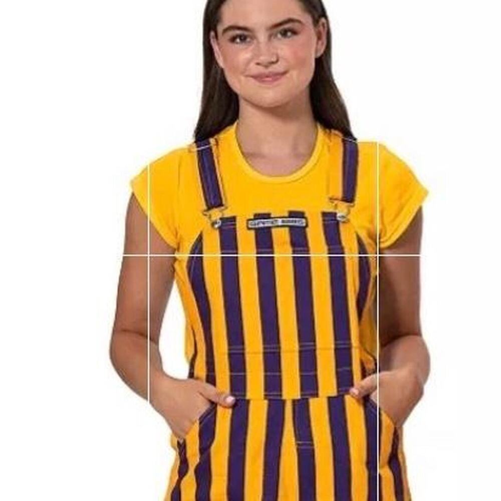 Game bibs yellow and purple